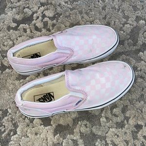 Kids size 3 checkered Vans